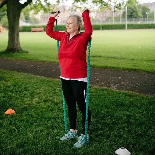 low impact outdoor exercise class for women in Edinburgh