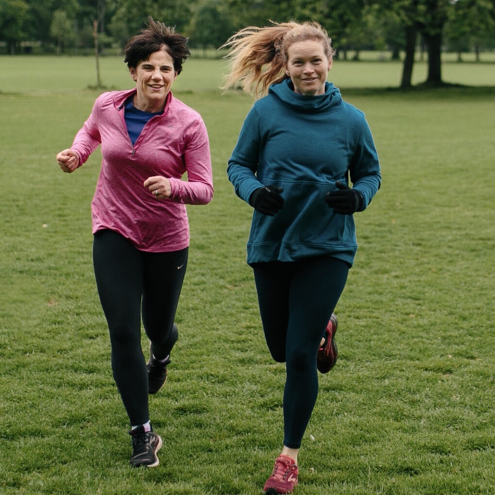 ladies at fitandhappy's running group in Edinburgh